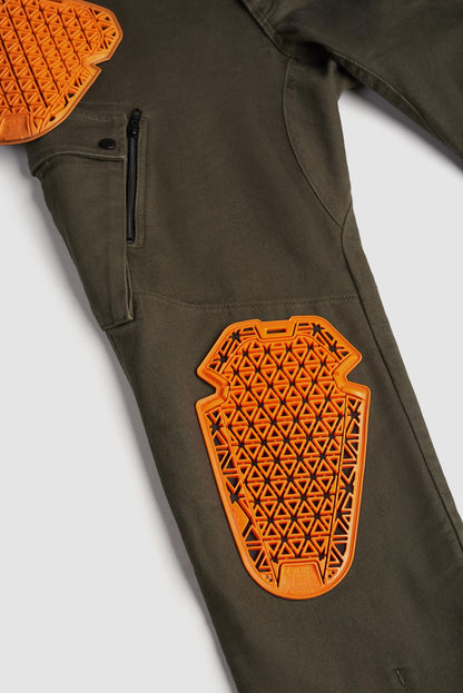 PANDO MOTO Mark AAA Cargo Pants - High Road Motorsports - Motorcycle Pants - MARK-OLIVE-AAA-W28-L34 - Pando Moto