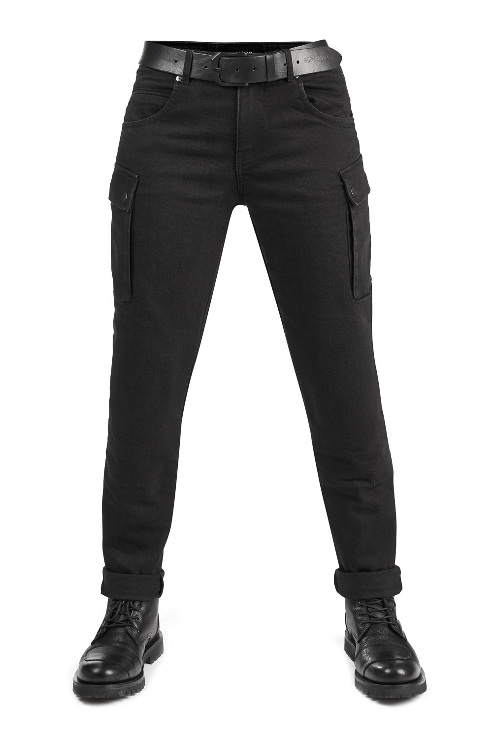PANDO MOTO Mila Cargo Pants - High Road Motorsports - Motorcycle Pants - MILA-CARGO-BLACK-W24-L30 - Pando Moto