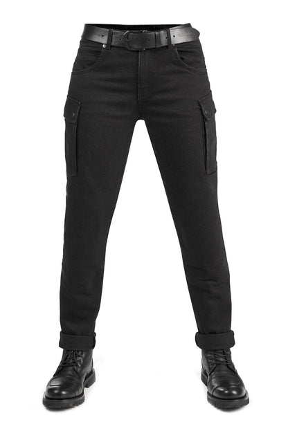 PANDO MOTO Mila Cargo Pants - High Road Motorsports - Motorcycle Pants - MILA-CARGO-BLACK-W24-L30 - Pando Moto