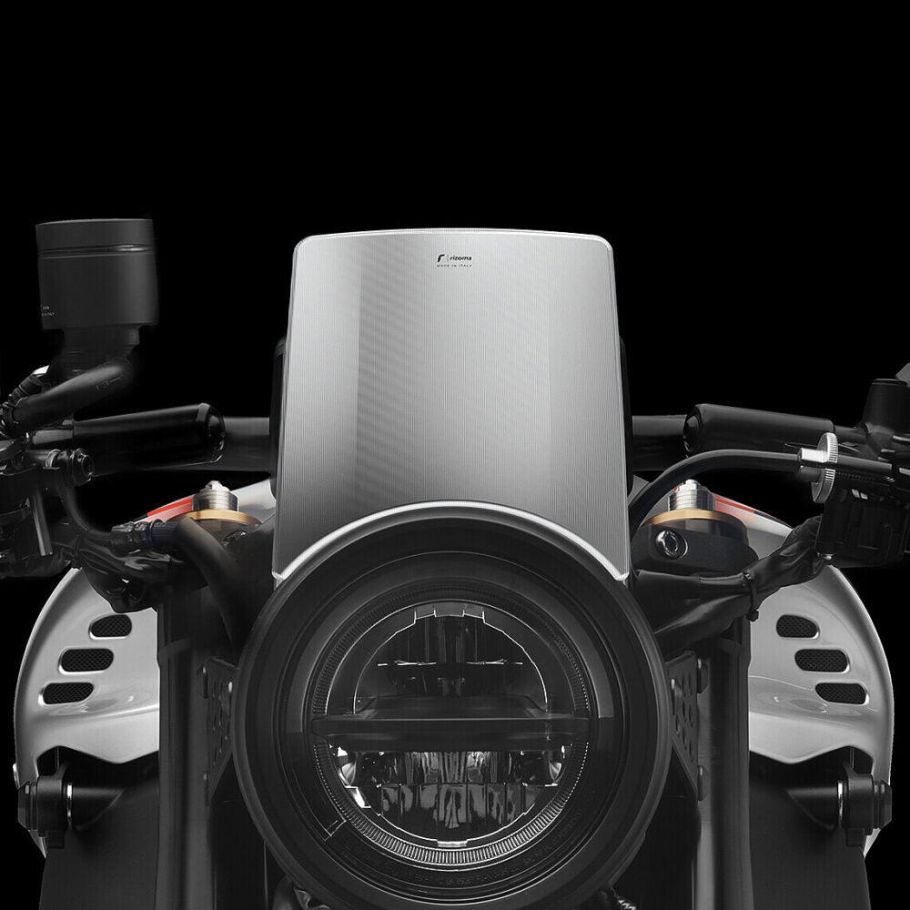 Rizoma Aluminum Headlight Fairing with Mounting Kit (ZYF053A) - High Road Motorsports - Lighting Protection - ZYF053A - Rizoma