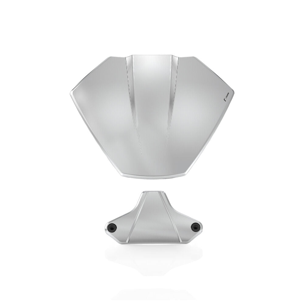 Rizoma Billet Aluminum Headlight Fairing with Mounting Kit (ZDM166) - High Road Motorsports - Lighting Protection - ZDM166A - Rizoma