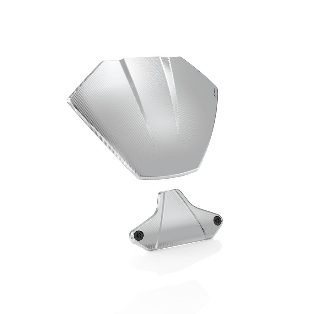 Rizoma Billet Aluminum Headlight Fairing with Mounting Kit (ZDM166) - High Road Motorsports - Lighting Protection - ZDM166A - Rizoma