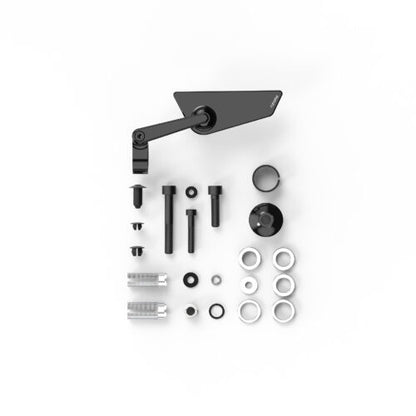 Rizoma Cut Edge Mirror (BS295/BS296) - High Road Motorsports - Mirrors & Accessories - BS295B - Rizoma
