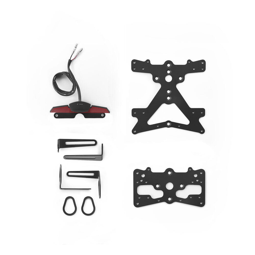 Rizoma Fox License Plate Support Kit (PT238B) - High Road Motorsports - License Plate Accessories - PT238B - Rizoma