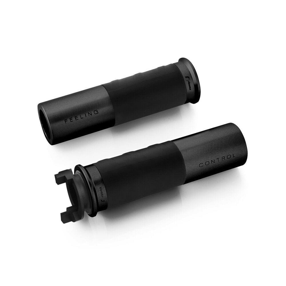Rizoma Icon Ride by Wire Grips (Ø 22 mm) (GRDW225Z22) - High Road Motorsports - Hand Controls - GRDW225Z22B - Rizoma