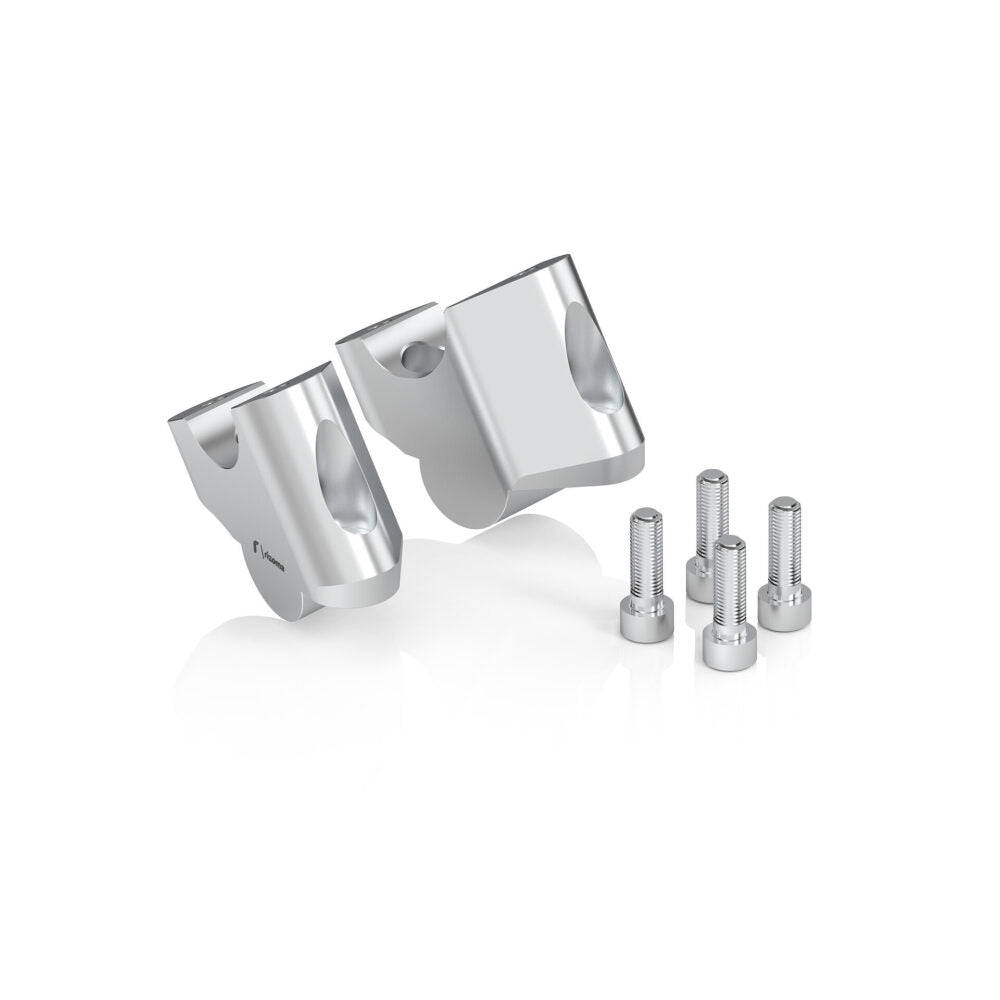 Rizoma Raised and Swept - Back Risers (ZDM167A) - High Road Motorsports - Handlebars & Risers - ZDM167A - Rizoma