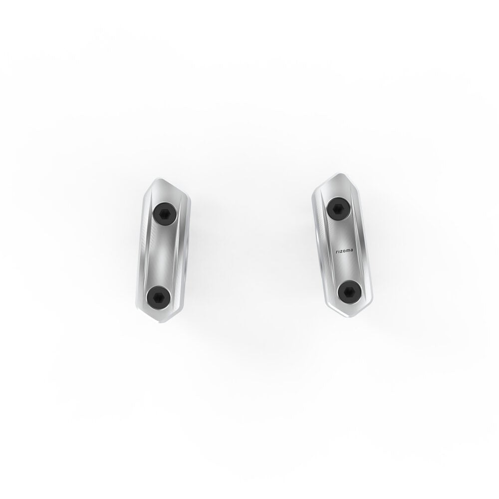 Rizoma Raised Risers (ZBW111) - High Road Motorsports - Handlebars & Risers - ZBW111A - Rizoma