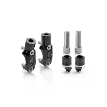 Rizoma Stealth Mirror Mounting Kit for Naked (BSN910B) - High Road Motorsports - Mirrors & Accessories - BSN910B - Rizoma