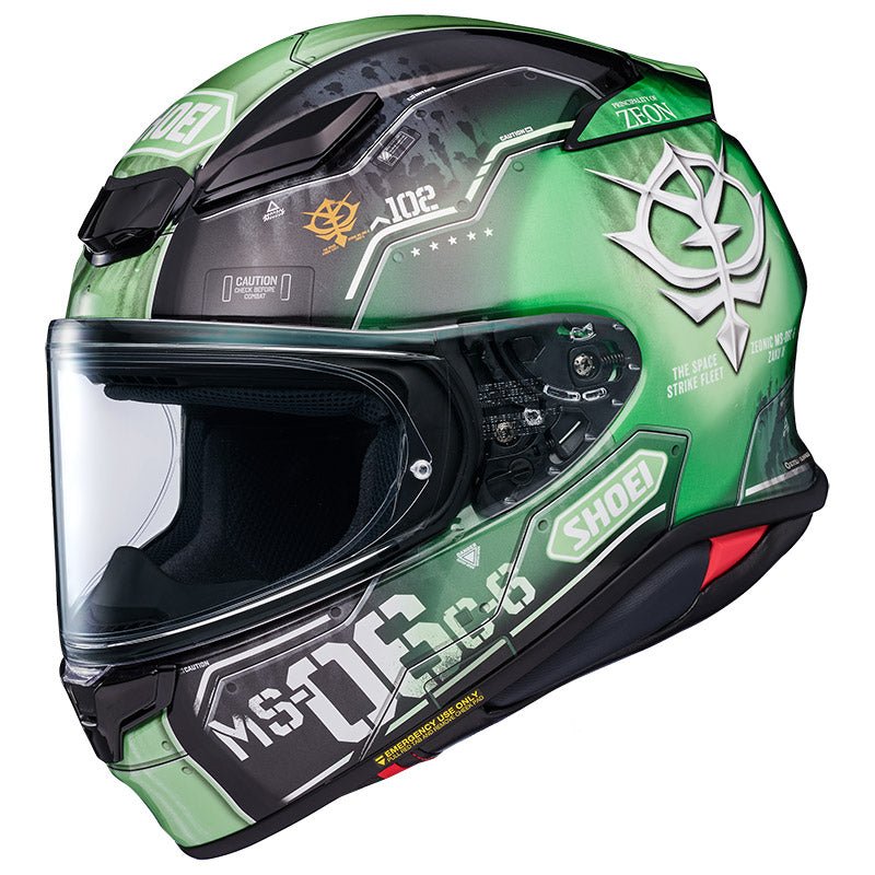SHOEI RF - 1400 Helmet - MS - 06S Char's Zaku II TC - 4 - High Road Motorsports - Motorcycle Helmet - 77-14901 - SHOEI
