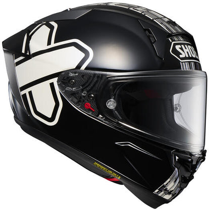 SHOEI X - Fifteen Helmet - Cross Logo - High Road Motorsports - Motorcycle Helmet - 77-14251 - SHOEI