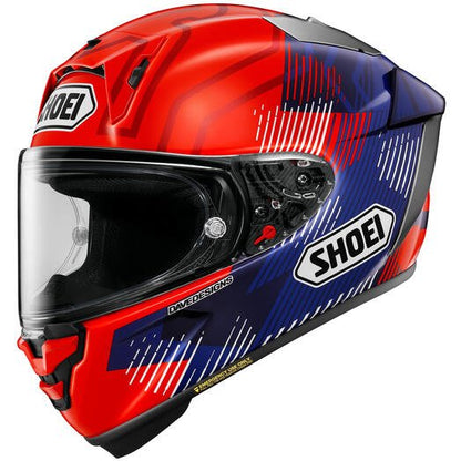 SHOEI X - Fifteen Helmet - Marquez 8 - High Road Motorsports - Motorcycle Helmet - 77-14601 - SHOEI