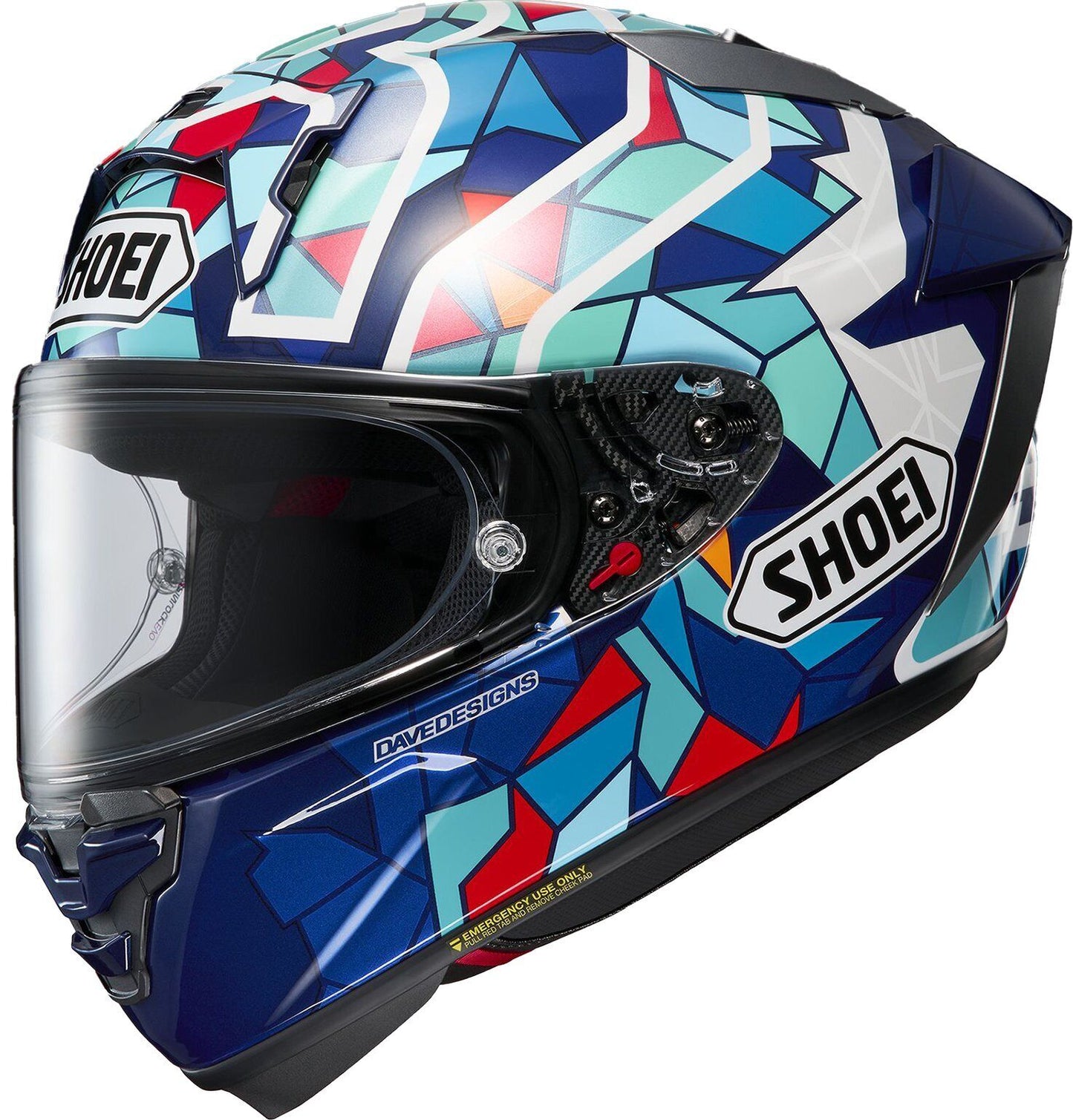 SHOEI X - Fifteen Helmet - Marquez Barcelona - High Road Motorsports - Motorcycle Helmet - 77-13921 - SHOEI