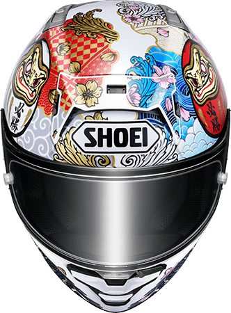 SHOEI X - Fifteen Helmet - Marquez Motegi 5 TC - 6 - High Road Motorsports - Motorcycle Helmet - 77-15121 - SHOEI