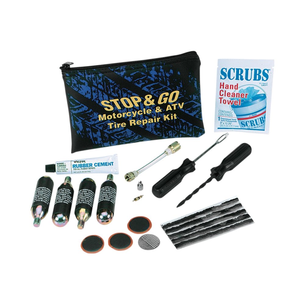 Stop & Go 1066 Motorcycle/ATV Tire Repair CO2 Kit - High Road Motorsports - SG1066 - Stop & Go