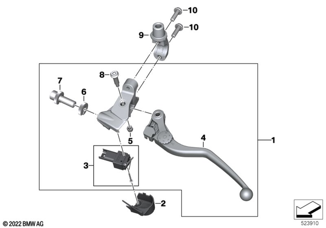 BMW Clamp With Mirror Mount (32729457894)