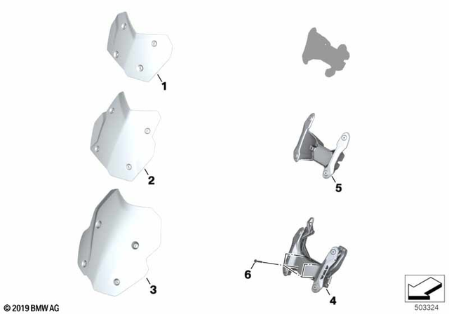 BMW Windshield Adjuster (46638562228)