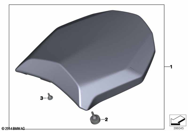 BMW Passenger Seat, Black (52538382808)