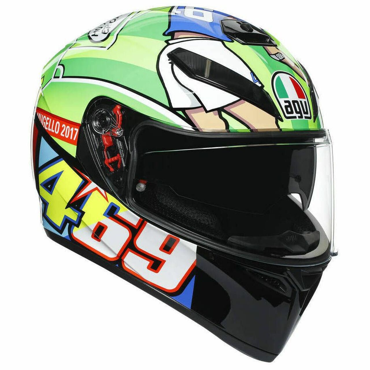 AGV K3 SV Helmet - Rossi Mugello 2017