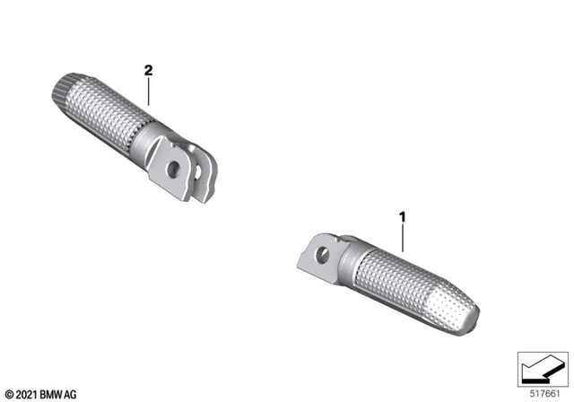 BMW M Rider Footrest, Right (77258405002)