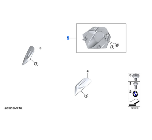 BMW M Cover Kit (77318104263)