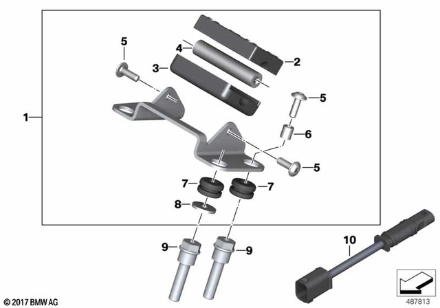 BMW Bracket for Bmw Motorrad Navigation Systems (77538388827)