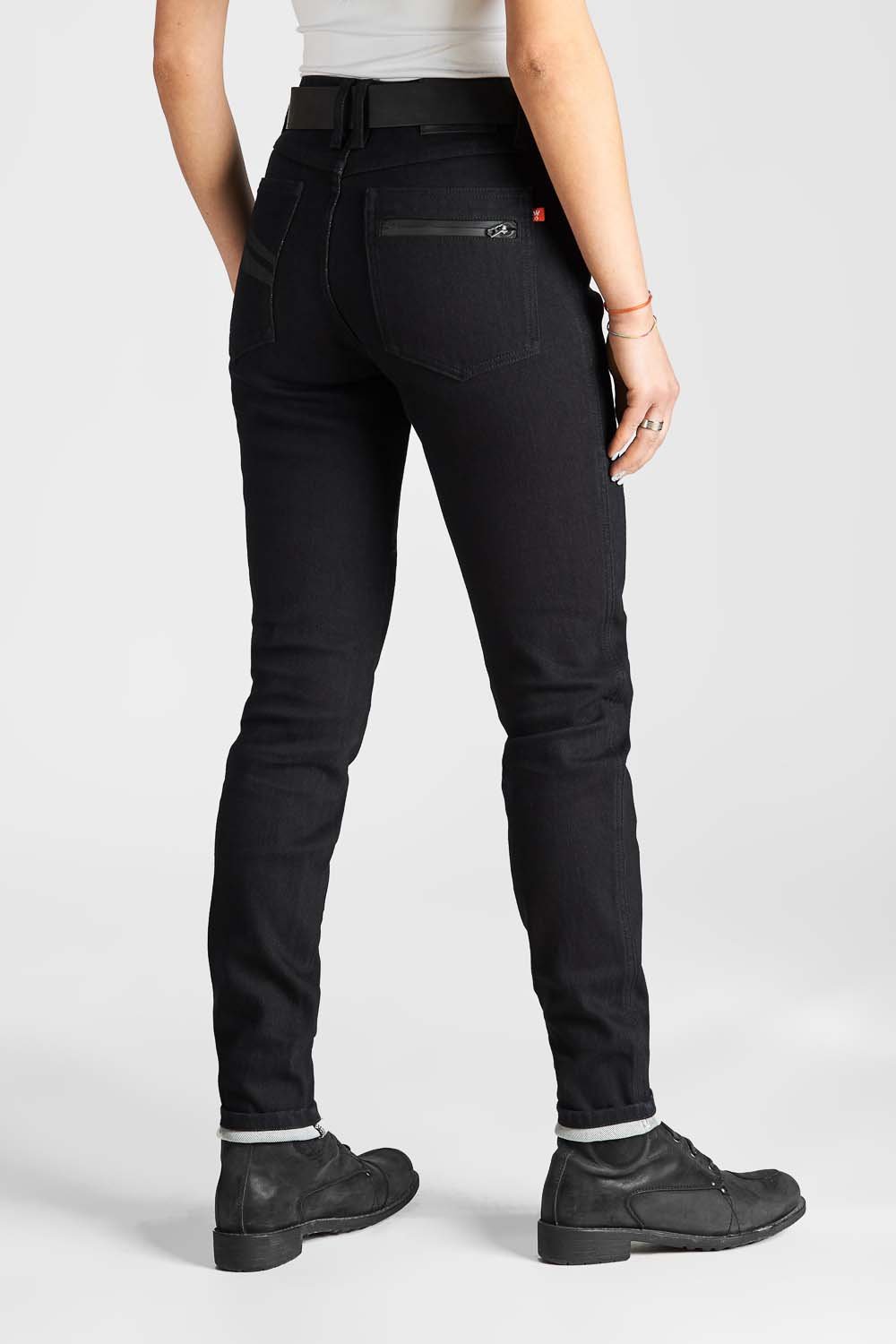 Pando Moto Kissaki Ladies Black Jeans - Salt Flats Clothing