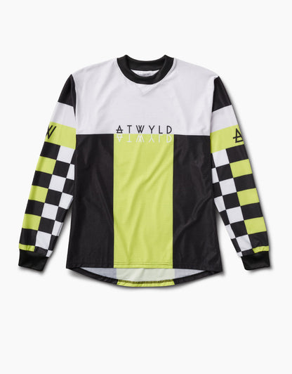 Atwyld Power Slide Jersey - Electric Lime