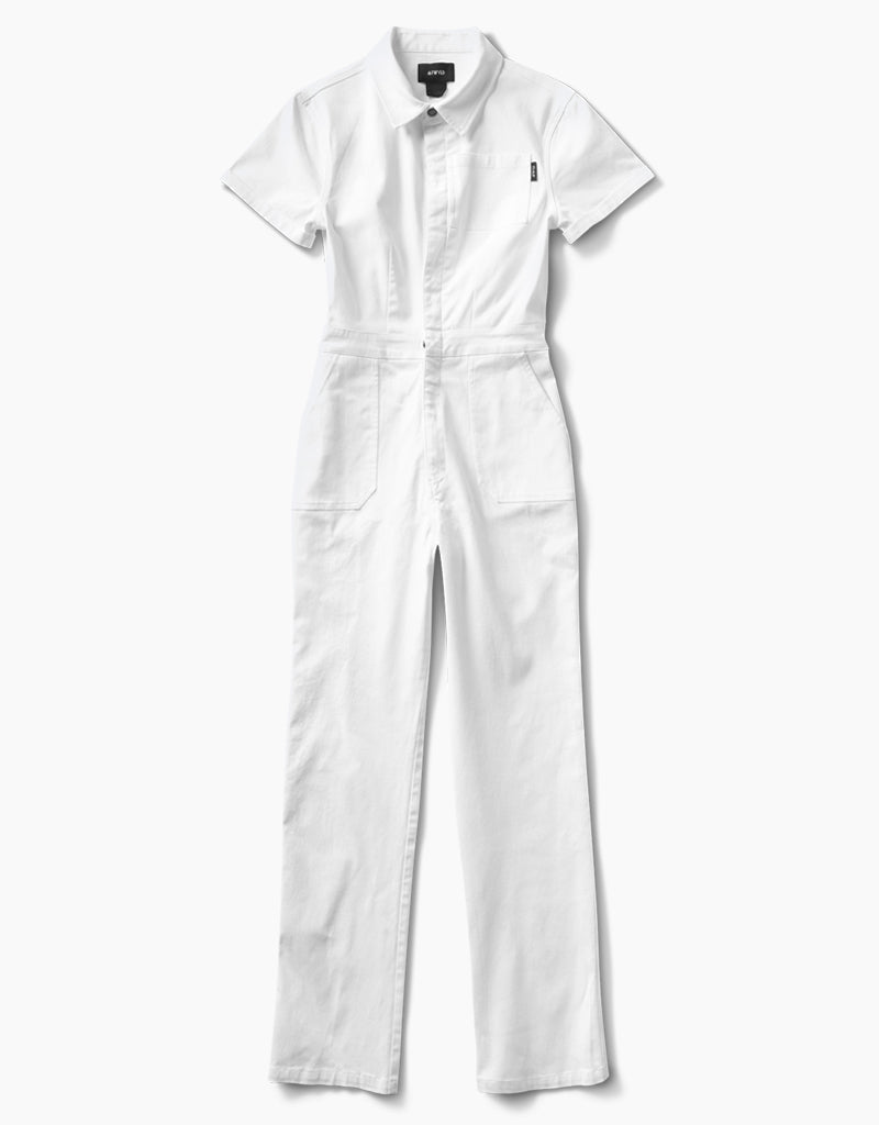 Atwyld Pit Crew Jumpsuit - White