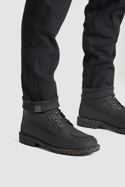 PANDO MOTO Steel Black 02 Jeans