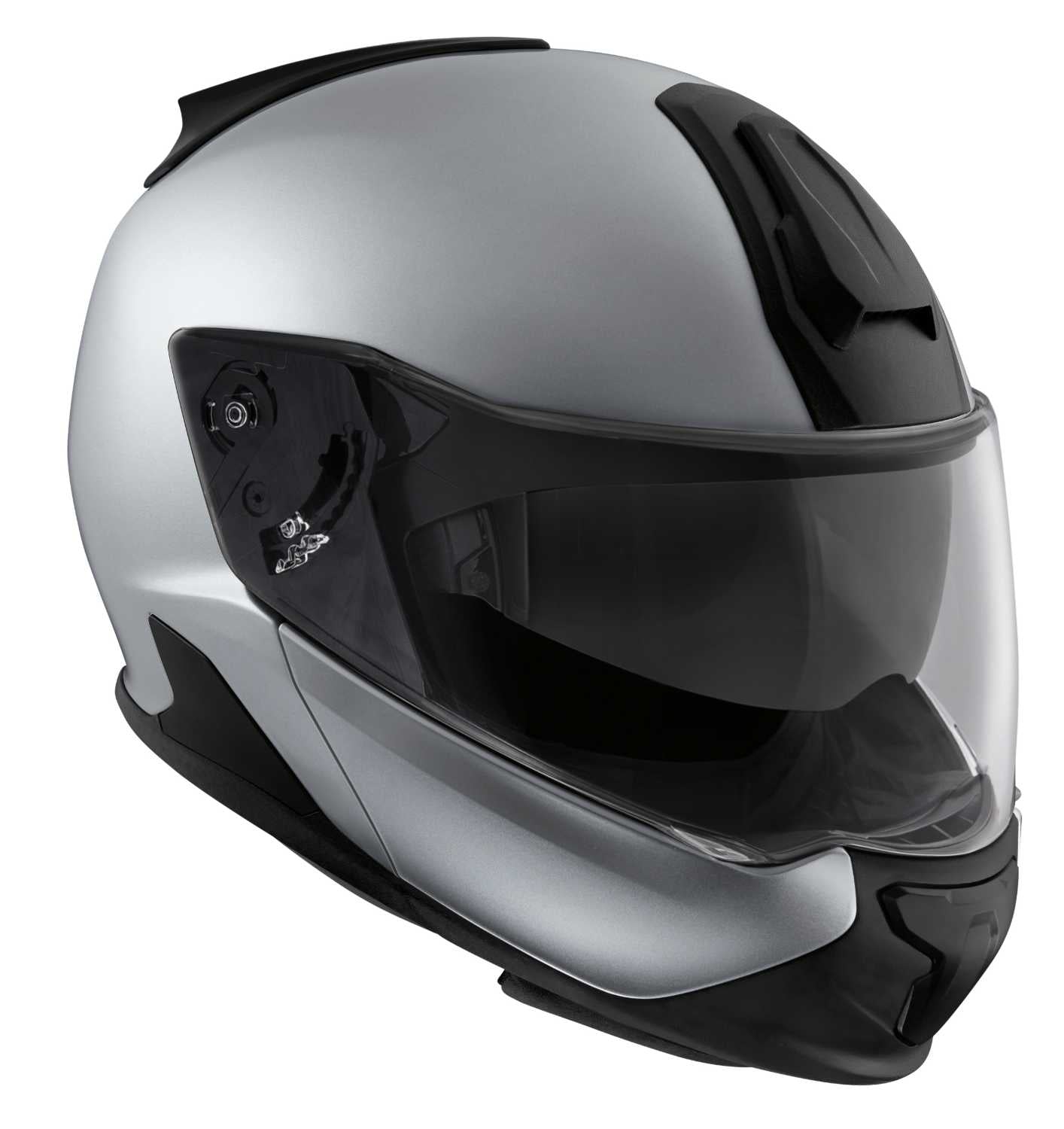 BMW System 7 Carbon Silver Metallic Helmet