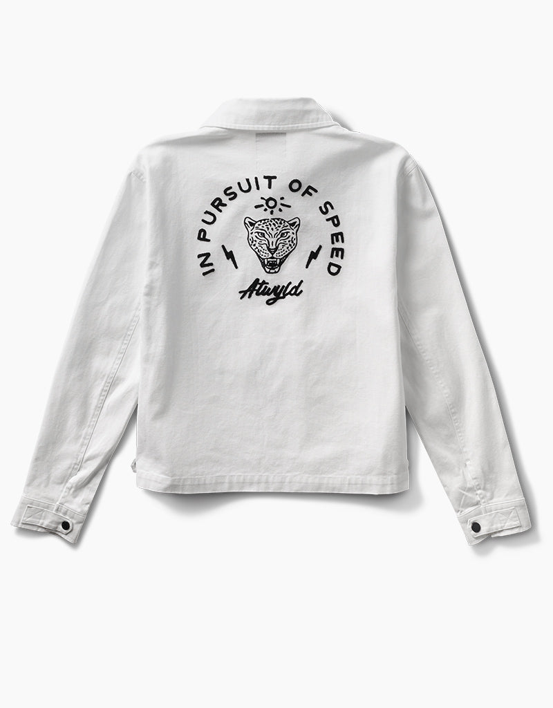 Atwyld Pursuit Garage Jacket - Vintage White