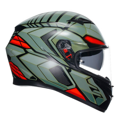 AGV K3 Helmet - Decept Green - High Road Motorsports - Motorcycle Helmet - 7502322441 - AGV