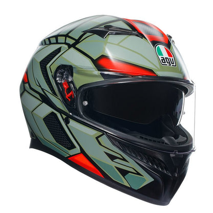 AGV K3 Helmet - Decept Green - High Road Motorsports - Motorcycle Helmet - 7502322441 - AGV