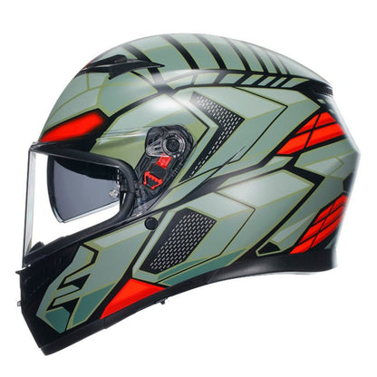 AGV K3 Helmet - Decept Green - High Road Motorsports - Motorcycle Helmet - 7502322441 - AGV