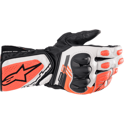 Alpinestars SP-8 v3 Leather Gloves - High Road Motorsports - Motorcycle Gloves - 3301-4468 - Alpinestars