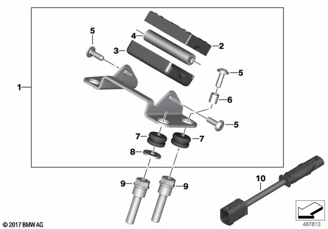 BMW Bracket for Bmw Motorrad Navigation Systems (77538388827) - High Road Motorsports - Navigation - 77538388827 - BMW