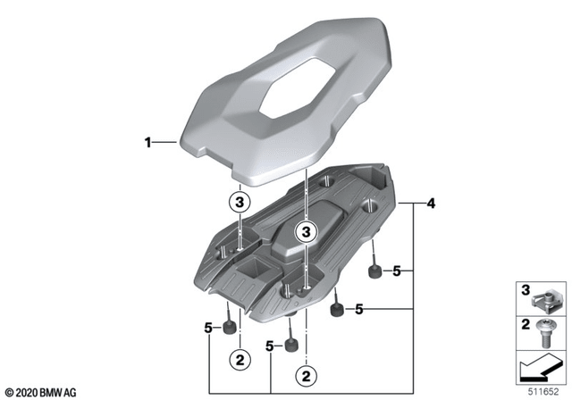 BMW Carrier (46639832061) - High Road Motorsports - Luggage Mounting - 46639832061 - BMW