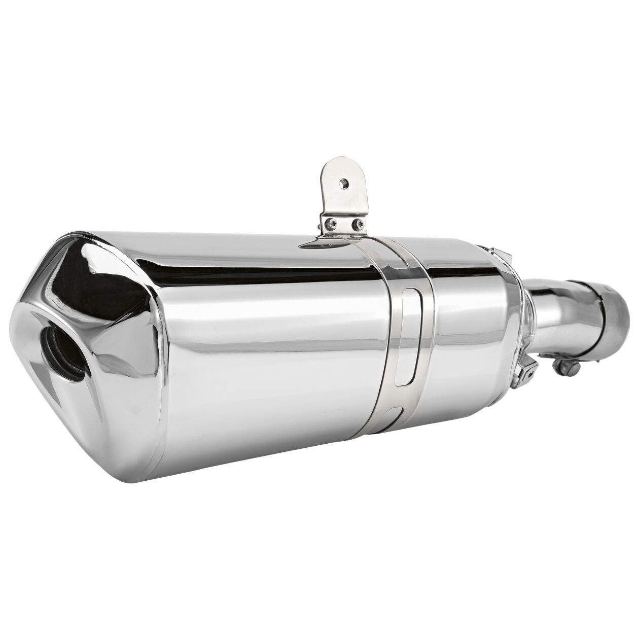 BMW Chrome - Plated End Muffler (18518559522) - High Road Motorsports - Exhaust - 18518559522 - BMW