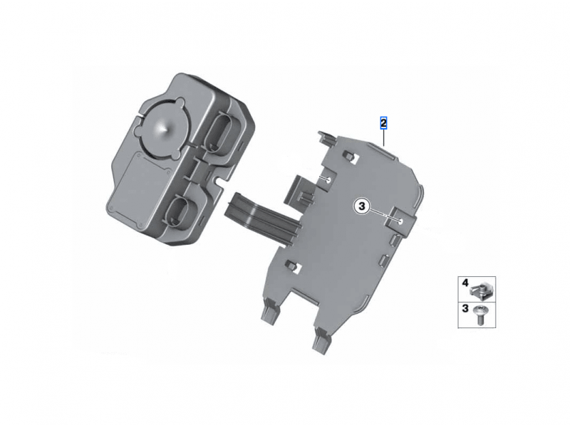 BMW Control Unit Bracket (65758405405) - High Road Motorsports - Electrical & Audio - 65758405405 - BMW