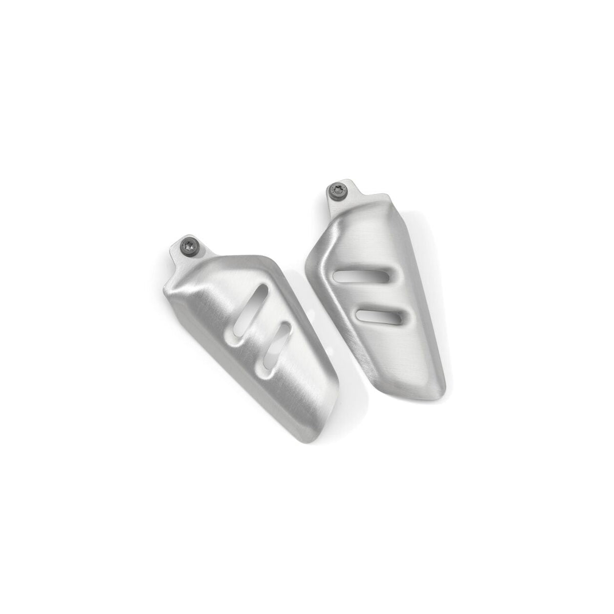 BMW Hand-Brushed Aluminum Radiator Cowls (77128396268) - High Road Motorsports - Engine Protection - 77128396268 - BMW