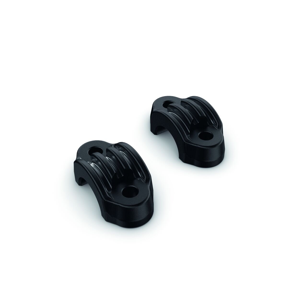 BMW Handlebar Clamping Block, 2 - Tone Black, Upper (77222469258) - High Road Motorsports - Handlebars & Risers - 77222469258 - BMW