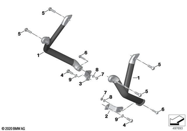 BMW Holder, Right (77148403488) - High Road Motorsports - Wheels & Rims - 77148403488 - BMW