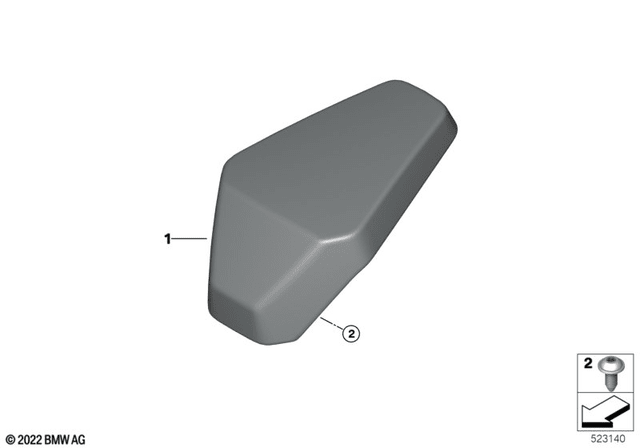 BMW M Carbon Seat Pad (77317105286) - High Road Motorsports - Seats & Comfort - 77317105286 - BMW