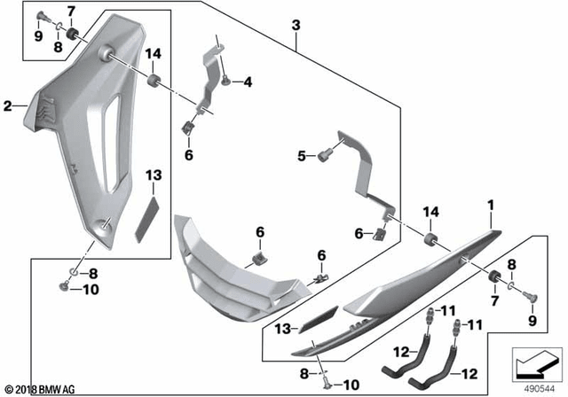 BMW Mount, Engine Spoiler (77318550977) - High Road Motorsports - Engine Components - 77318550977 - BMW