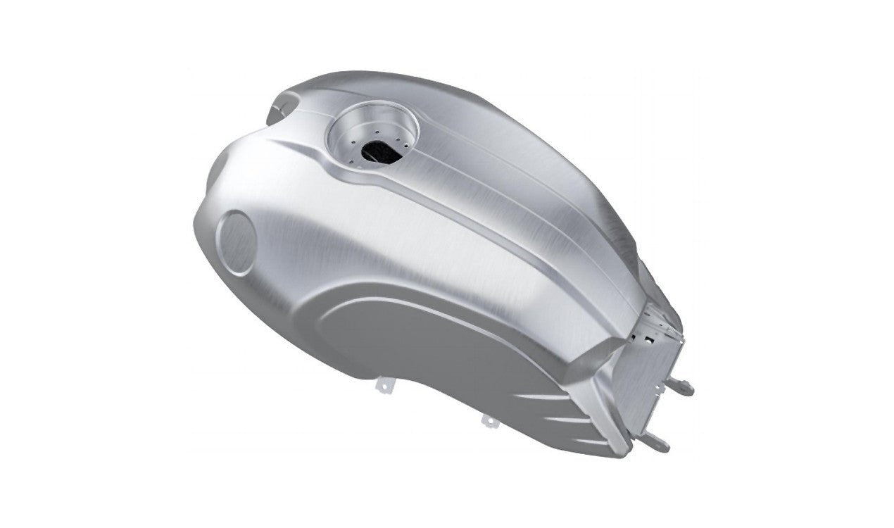 BMW Option 719 Handbrushed Aluminum Fuel Tank - Smooth Weld Seam (16117921919) - High Road Motorsports - Intake & Fuel - 16117921919 - BMW