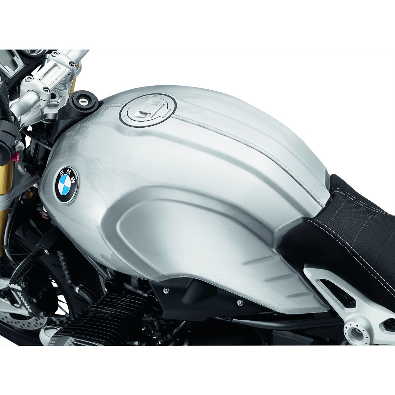 BMW Option 719 Handbrushed Aluminum Fuel Tank - Visible Weld Seam (16118565075) - High Road Motorsports - Intake & Fuel - 16118565075 - BMW