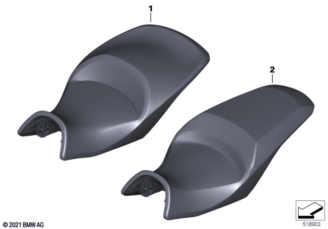 BMW Option 719 Seat, Black (52537925317) - High Road Motorsports - Seats & Comfort - 52537925317 - BMW