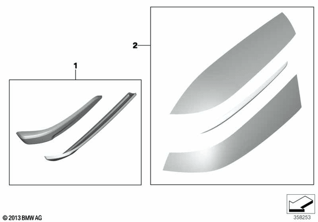 BMW Protective Film for Touring Case, Top (77428528355) - High Road Motorsports - Hard Cases - 77428528355 - BMW