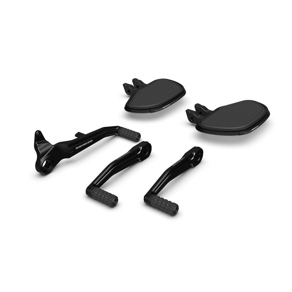 BMW Rider Footboard, 2-Tone Black (77258386742) - High Road Motorsports - Footpegs & Controls - 77258386742 - BMW