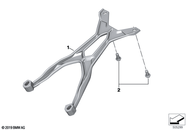 BMW Support Point (77449443938) - High Road Motorsports - Luggage Mounting - 77449443938 - BMW